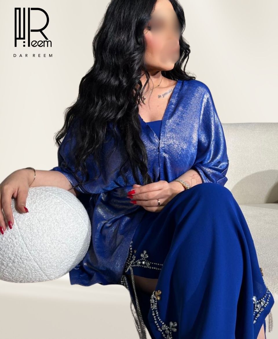 فستان "ليالي الريم" الأزرق الملكي فستان "ليالي الريم" الأزرق الملكي