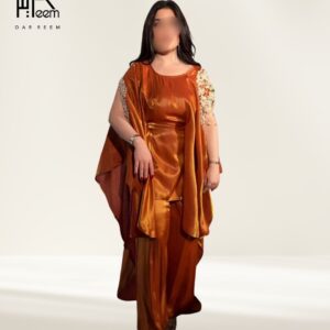 فستان "عنبر الريم" النحاسي الفاخر